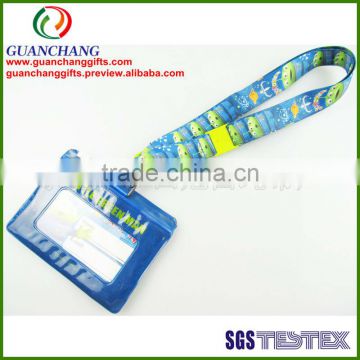 sublimation name tag holder lanyard