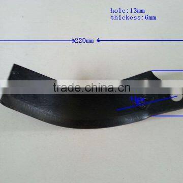 GN-12 rotary tiller blade,cultivator sweep blade