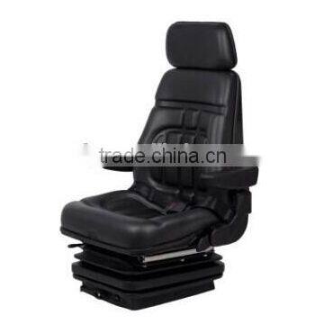 Universal Excavator Seat Adjustable Car Seat PVC With Headrest Armrest YHF-03
