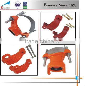 Customized drawing manufacturing 4 inch pipe clamp