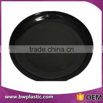 6 inch/7.5 inch/9 inch/11 inch Plastic Flower Tray/clear/Heavy Duty Black Saucer