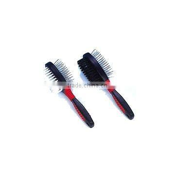 2 sided dog pet care grooming brush