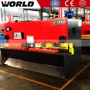 E21 NC system QC11Y-8x4000 hydraulic shearing machine for metal plate