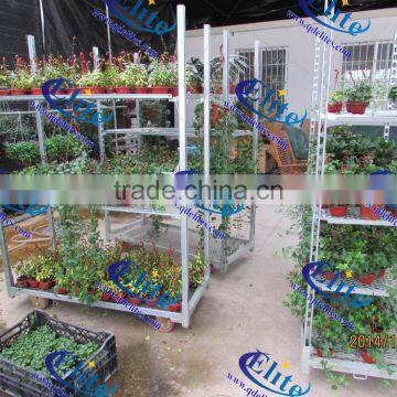 hot sale greenhouse cart / flower display shelf