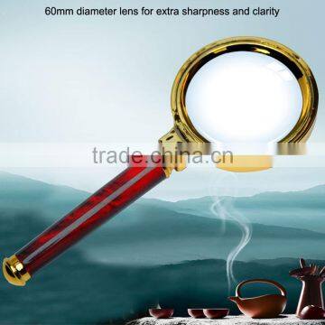 HD 80mm / 60mm Diameter Hand Held Reading Magnifier 10X Magnifying Glass Lens Jewelry Loupes photo-4
