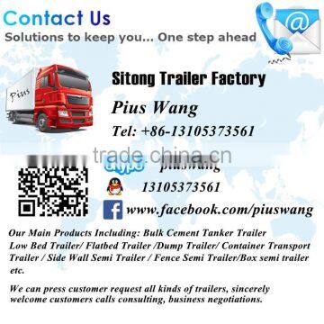Factory Direct 3 Axles 20 40 Feet Container Platform Truck Trailer Shipping Container Trailers for Sale photo-6