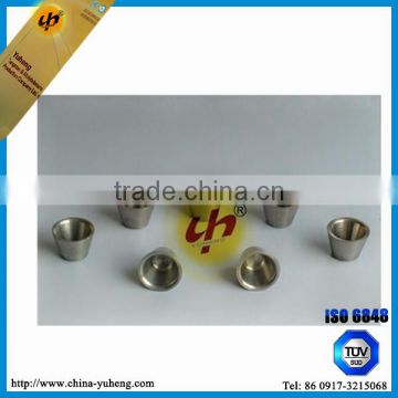 China YUHENG high quality zirconium crucible for Melting metallurgy