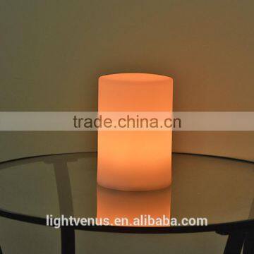 Party Use Cylinders Table Lamp Home Decor Lighting Color Changing USB Charge for Led Circular Column Lights photo-2