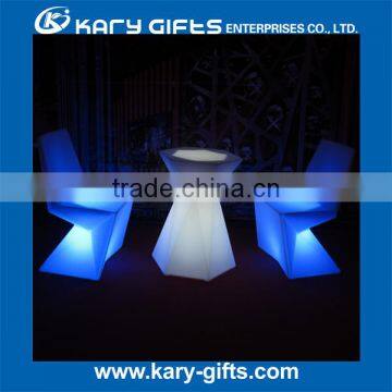 LED Illuminated Cocktail Table Party Led Lighted Table Bar Furniture KFT-6076 photo-3