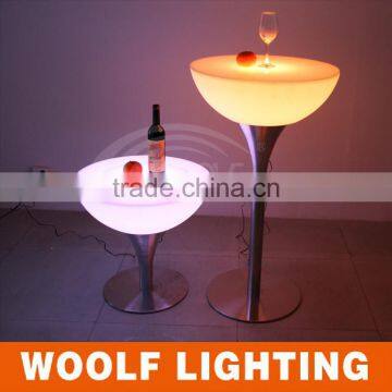 Fashional Bar Nightclub Round Glow LED Table photo-3