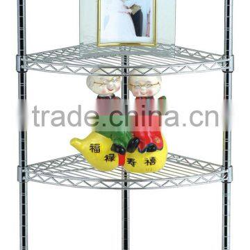 Metal Wire Kitchen Rack With 4 Wheels, Kitchen Storage Rack Trolley Cart photo-4