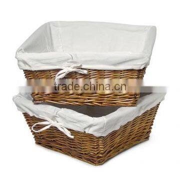 wholesale Large empty hotsale wicker storage baskets for sale