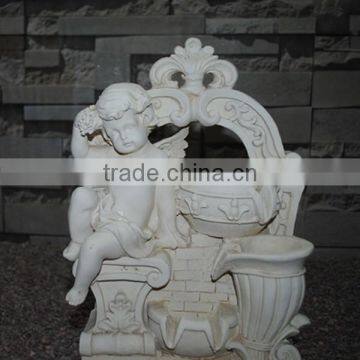 European Style Angle Air Humidifier Resin Water Fountain, Table Top Water Feature