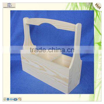 Solid Fruit Wine Beer Use Pine Wooden Furniture Basket photo-2