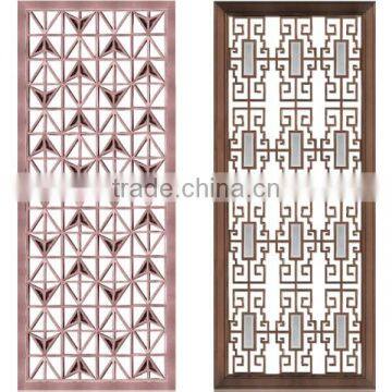 Customized Interior Decorative Metal Hotel Room Divider Panel photo-5