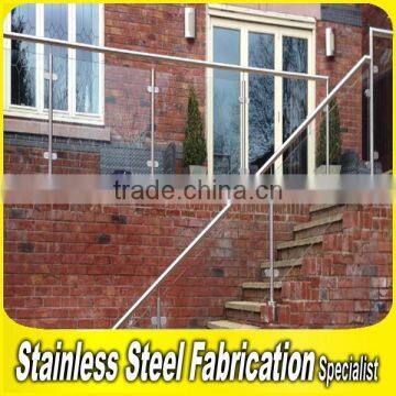 Decoration 304 316 Stainless Steel Outdoor Stairs Handrail