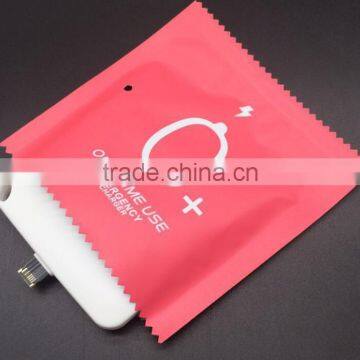 Super Mini Portable Disposable Emergency Power Bank, 1000mAh One Time Use Power Bank, Mini Power Bank For Smart Phones