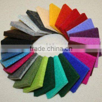 hard color cheap polyester felt fabric for craft designs