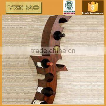 Home wood item wine shelf,wood wine shelf for store..
