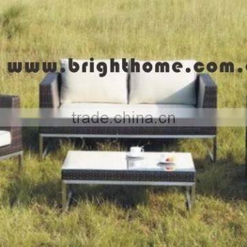 Two Seat Small Sofa with Stainless Steel Leg