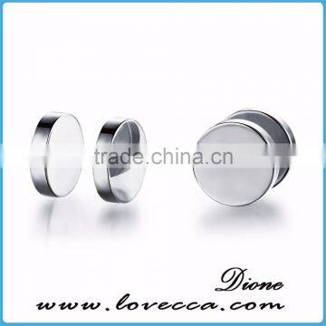 Newest Silver,black,gold Barbell Earrings Stainless Steel Jewelry for Men photo-4