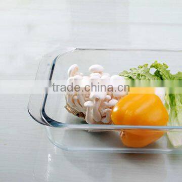 3.5L Large Transparent Heat Resistant Microwave Oven Glass Plate for Baking photo-4
