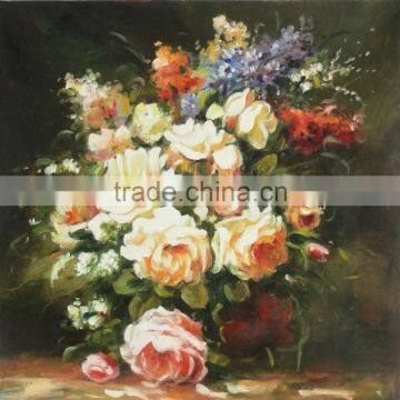 Canvas Flower Oil Painting