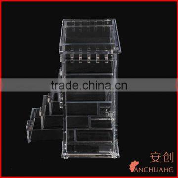 Deluxe 7-drawer Clear Acrylic Jewelry Organizer Necklace Keeper photo-3