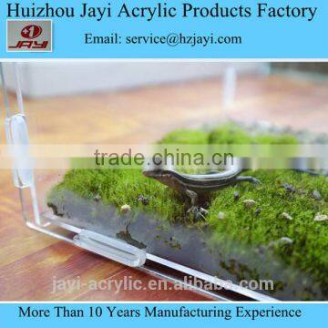 Wholesale Customize Clear Plastic Plexiglass Pet House Crab Tank Turtle Breeding Cage Reptiles Tank photo-2