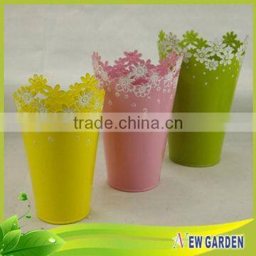 Factory Directly Sale Modern Customized Metal Flower Plant Pot photo-2