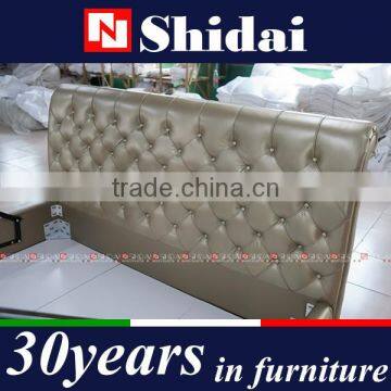 IN STOCK NOW King Size Bronze Leather Bed Room Furniture With Storage photo-3