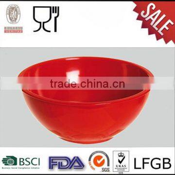 Red Melamine Disposable Salad Bowl,Round Melamine Dinner Bowl