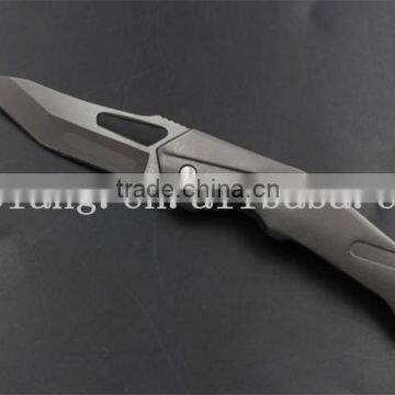 Special Gift for Men 400C Damascus Folding Knife photo-3