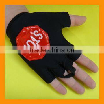Half Finger Reflective Traffic Safety Police Gloves photo-2