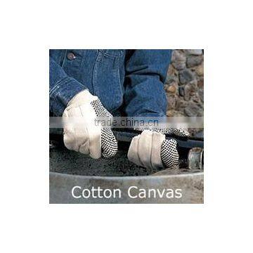 DDSAFETY 2017 White Polka Dot Garden Glove With Knitted Wrist Safety Glove photo-2