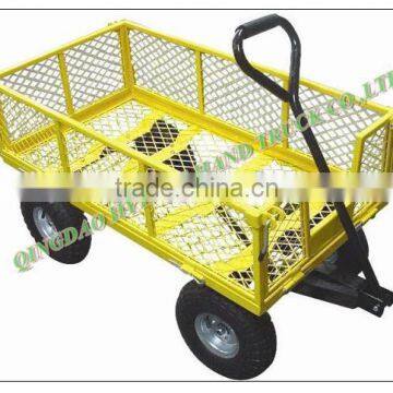 TC1840A Yellow and Green Tool 300kgs Utility Garden Trolley photo-3