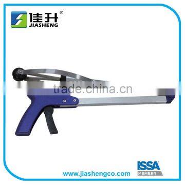 Flexible pick up tool for garbage trash litter rubbish reacher