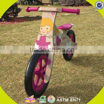 2017 Wholesale High Quality Children Balance Wooden no Pedal Bike W16C174 photo-2