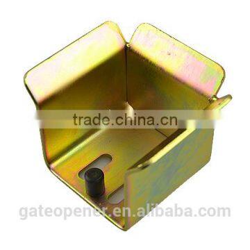 Sliding Gate Use Tracks And Wheels Installed On The Concrete Floor photo-3