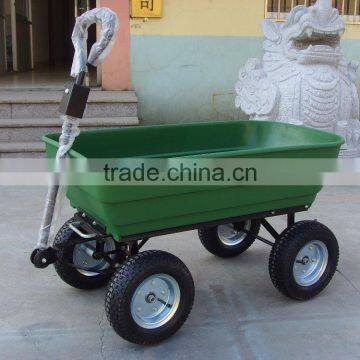 TC2135 Four Wheel Poly Garden Dump Cart photo-2