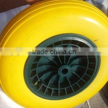 4.80/4.00-8 PU FOAM WHEEL, 400-8 PU WHEEL