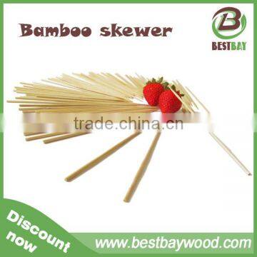 2.0mm to 4.0mm Diameter Bamboo Skewer Barbecue Round Bamboo Sticks photo-6