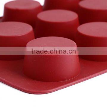 CBU27 FDA LGFG 12 Connected Silicone Funny Cake Mold photo-4