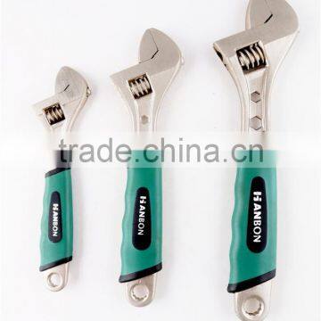 Ferronickel and Plastic Handle Adjustable Wrench photo-4