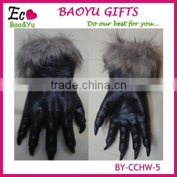 Halloween gifts , Gloves Of Halloween Costume Party Prop ,Imitation Wolf Gloves