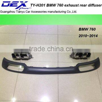 Auto PP exhaust rear diffuser for B~MW 760