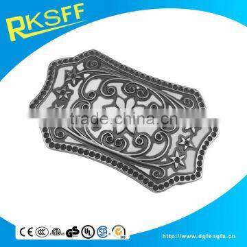 Chinese Classic Dark Grey Metal Belt Buckle photo-3