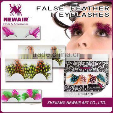 Natural hand made hair eyelashes makeup false eyelash