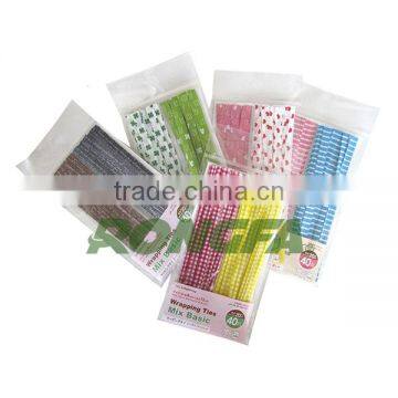10cm Precut Printed Plastic Twist Ties for Bread Bag Closure photo-6