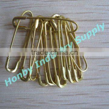 Popular gold U shape french coilless safety pin for garment tags